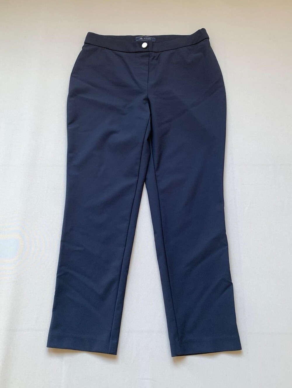 Women's Navy Straight-Leg Dress Pants